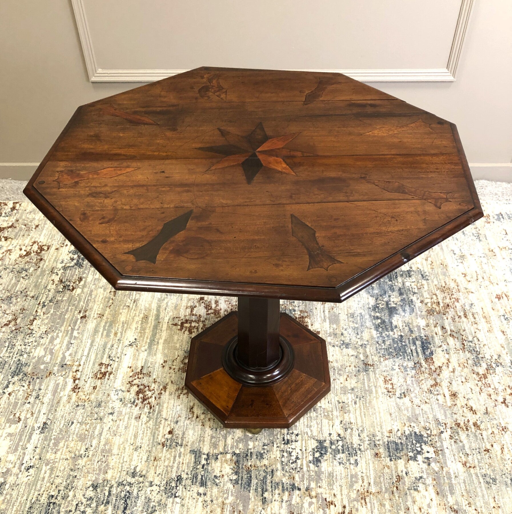 Victorian Mahogany and Parquetry Occasional Table,