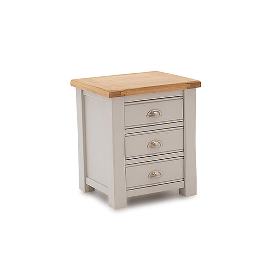 Amberly Bedside Table - 3 Drawer