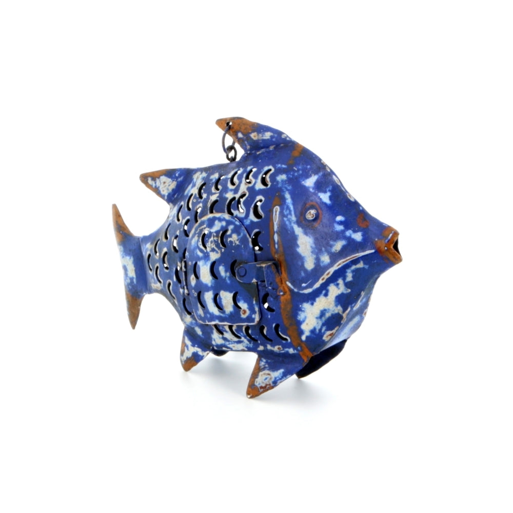 Deep Blue Large Fish Lantern