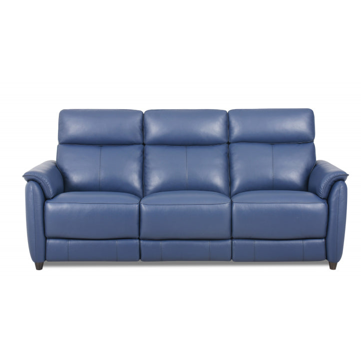 Michelangelo Leather 3 Seater Fixed Sofa