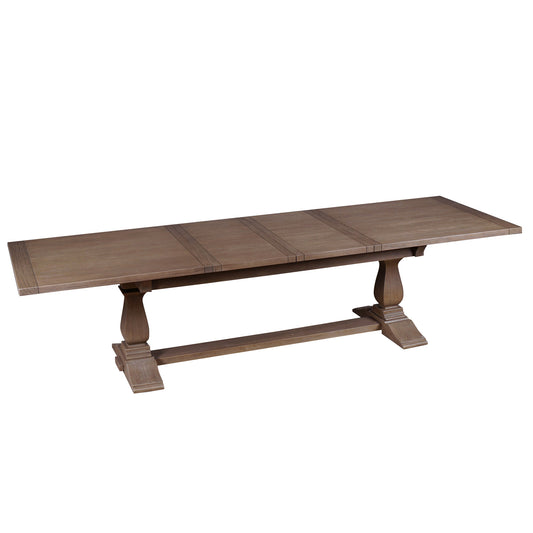 Sara 2 Ext Table – All Rustic Brown